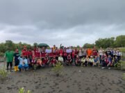 Kolaborasi PMI Tanam Mangrove Tetap Semangat dalam Guyuran Hujan