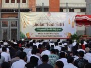 Suasana Haru dan Khusyuk Warnai Sholat Idul Fitri 1446 H di Lapas Kerobokan