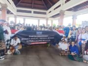 Utamakan Momen Kebersamaan, Partai Demokrat Gelar Bakti Sosial di Pura Agung Besakih