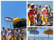 Ritual Ngedetin ke Segara: Prosesi Sakral Penyempurnaan Karya Baligia di Pantai Ujung