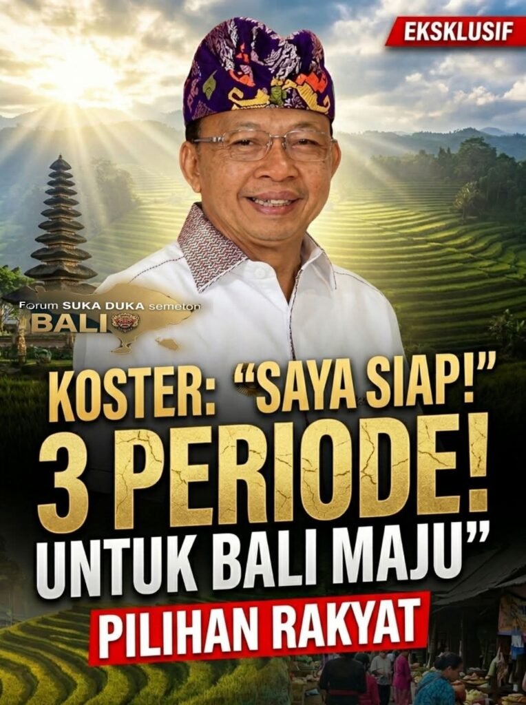 Jubir Gubernur Bali Tepis Hoaks Wayan Koster Tiga Periode, Fokus Tuntaskan Program Kerja