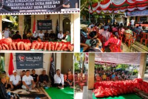 Aksi Sosial SBB di Bulian, Warga Kurang Mampu dan Lansia Terima Bantuan Sembako