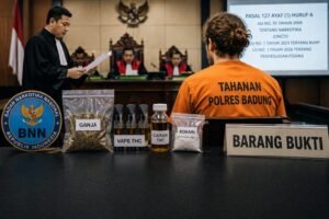 Jaksa Beberkan Temuan THC dan Kokain, Investor Prancis Dituntut Rehab