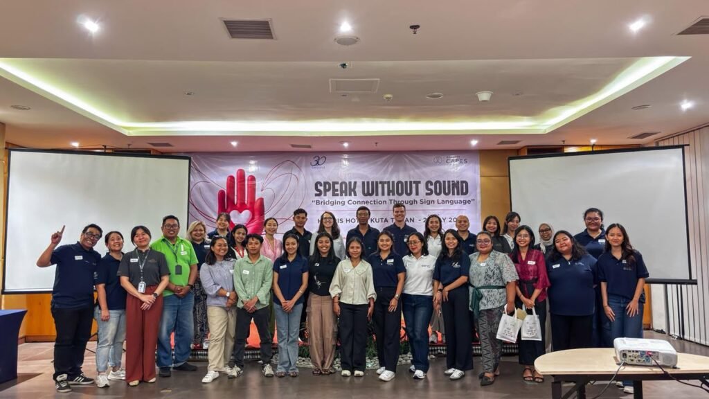Ascott Bali Perkuat Hospitality Inklusif, Libatkan Teman Tuli dan Difabel dalam Program “Speak Without Sound”