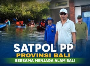 Satpol PP Bali Bergerak Bersihkan Sampah Plastik yang Cemari Mangrove Batu Lumbang