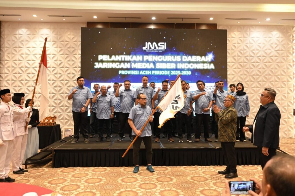 Pengurus JMSI Aceh 2025–2030 Resmi Dilantik, Siap Perkuat Profesionalisme dan Verifikasi Media Siber