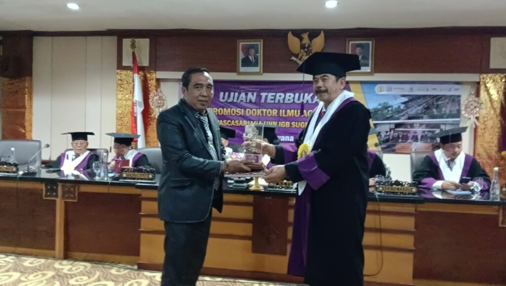Gede Pawana Lulus Doktor dengan Predikat Sangat Memuaskan, Usung Model Smart Desa Bali