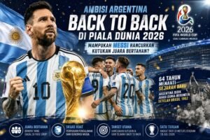 Argentina Bidik Back to Back Juara Piala Dunia 2026, Messi Siap Akhiri Kutukan Juara Bertahan
