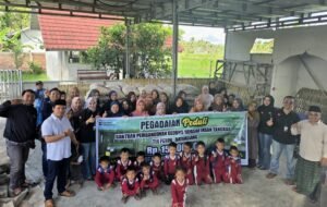 Pegadaian Praya Bantu Pembangunan Ruang Kelas Yayasan Insan Tangkas dan Edukasi Investasi Emas