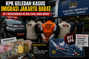 KPK Bongkar Dugaan Suap Izin Tinggal WNA, OTT Imigrasi Jakbar Meluas ke Bali dan Jabar