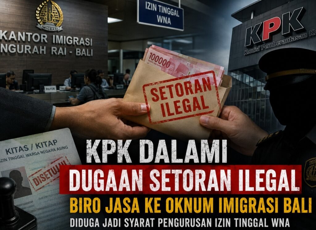KPK Dalami Dugaan Setoran Ilegal Biro Jasa ke Oknum Imigrasi Bali dalam Kasus Izin Tinggal WNA