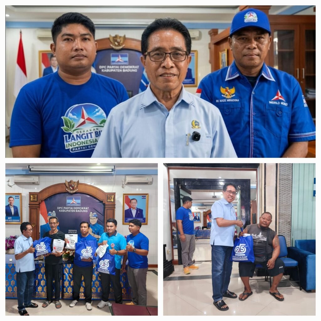 Sambut HUT Partai Demokrat ke-25, Made Sunarta Ajak Kader dan Warga Badung Peduli Sesama Lewat Donor Darah