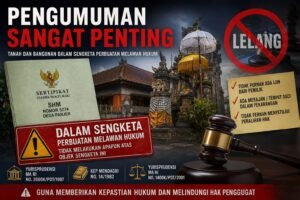 PENGUMUMAN SANGAT PENTING