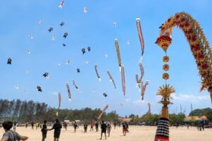 Denpasar Kite Festival ke-10 Digelar di Sanur, 763 Layangan Hiasi Langit Pantai Mertasari