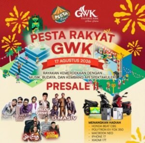 Pesta Rakyat GWK 2026: Promo Tiket Spesial Kemerdekaan dan Spektakuler Pertunjukan Budaya