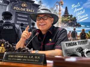 Dewa Rai Desak Kapolda Bali Tindak Tegas 5 Polisi yang Diduga Backup Kriminal