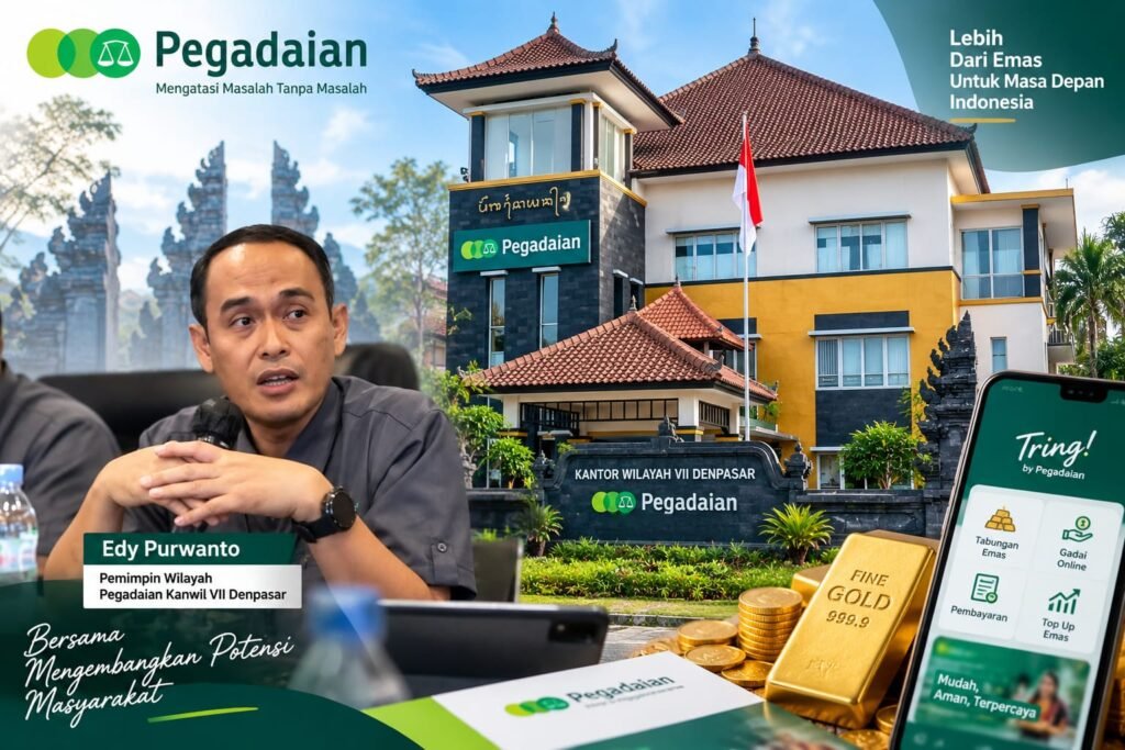 Pegadaian Kanwil VII Denpasar Perkuat Bisnis Bali Nusra, OSL Capai Rp14,89 Triliun