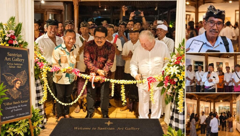 38 Karya Perupa Payangan Hadir di Sanur, “Udhar Banda Karma” Buka Ruang Eksplorasi Seni