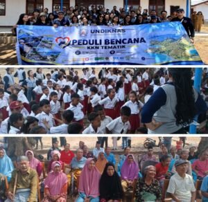 Undiknas Terjunkan Mahasiswa Bantu Pemulihan Korban Gempa di Manggarai Barat