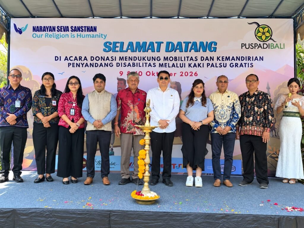 Bali-India Bersinergi, 150 Kaki Palsu Gratis Disiapkan untuk Penyandang Disabilitas