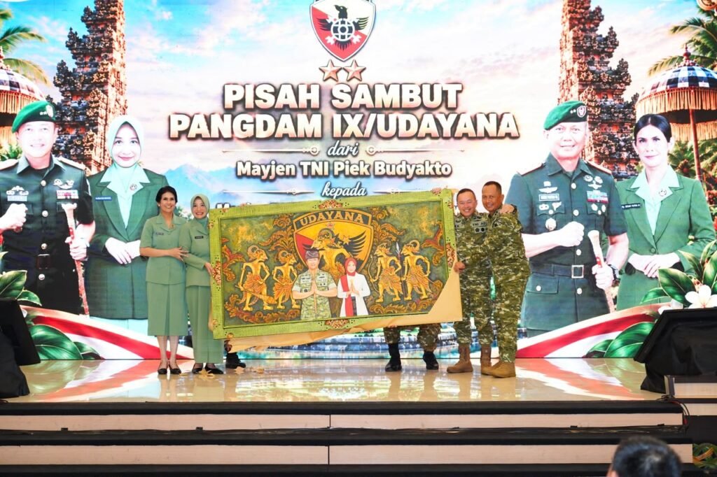 Estafet Kepemimpinan Kodam IX/Udayana Berlanjut, Mayjen TNI Made Putra Widiastawa Resmi Disambut