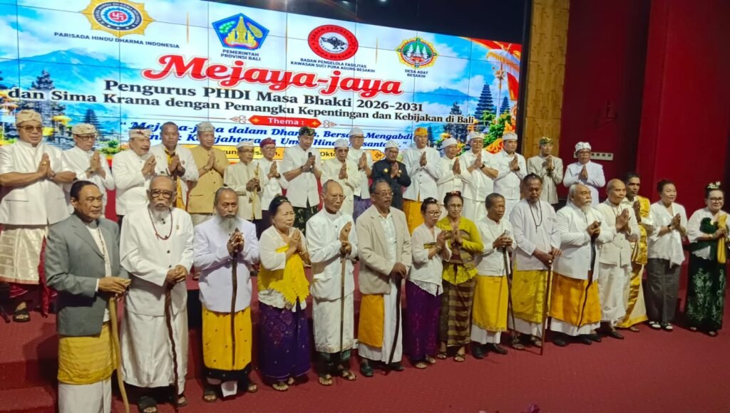 PHDI Pusat Satukan Kembali Umat Hindu di Besakih, Rekonsiliasi dan Pembenahan Organisasi Jadi Prioritas